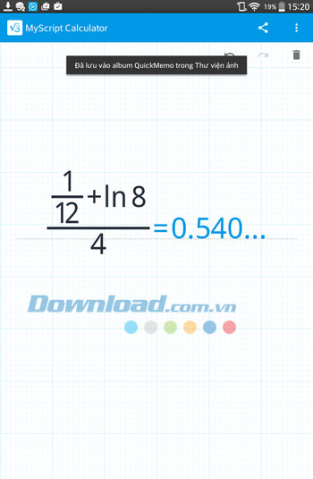 MyScript Calculator cho Android