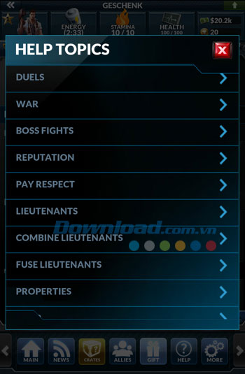 Underworld Empire cho Android 