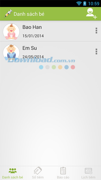 Sổ tiêm chủng cho Android