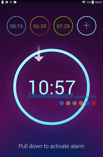 Neon Alarm clock cho Android 