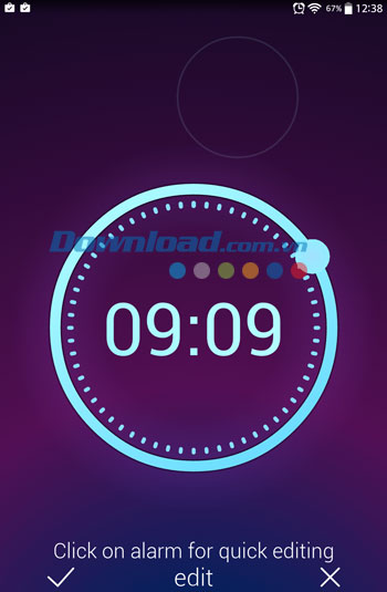Neon Alarm clock cho Android 