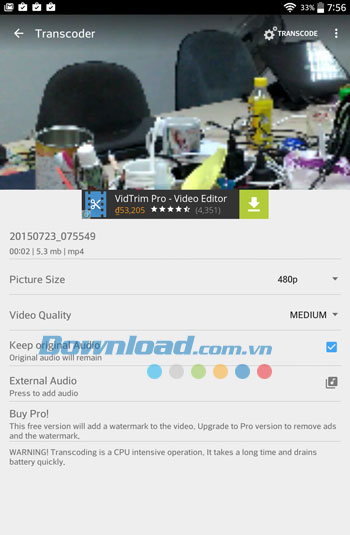 VidTrim cho Android