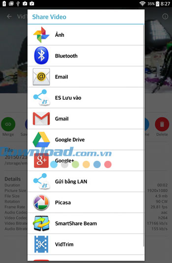 VidTrim cho Android