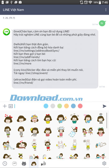 LINE Lite cho Android 