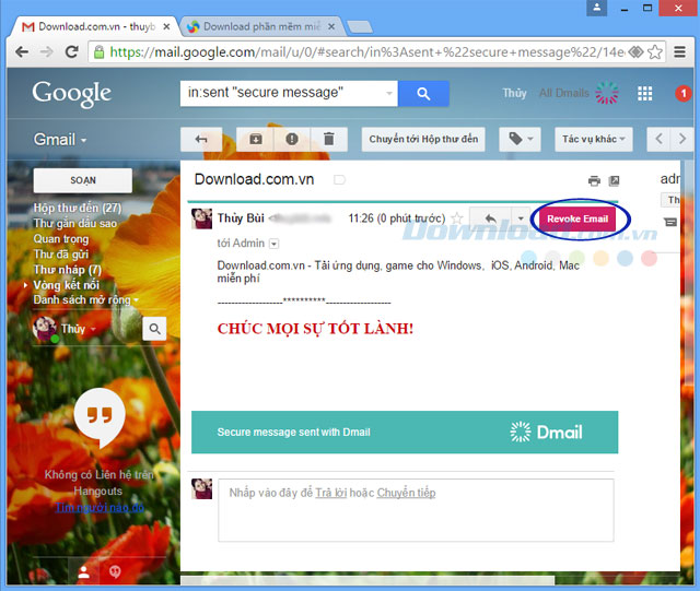 Dmail cho Chrome