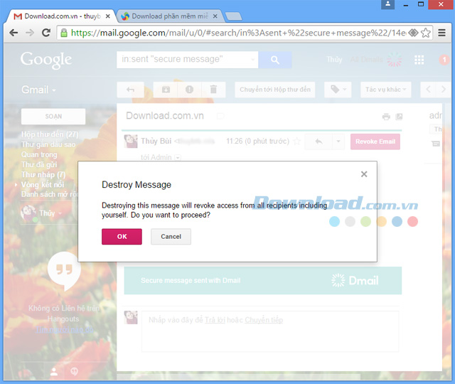 Dmail cho Chrome