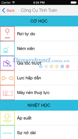 Công thức Lý Free cho iOS