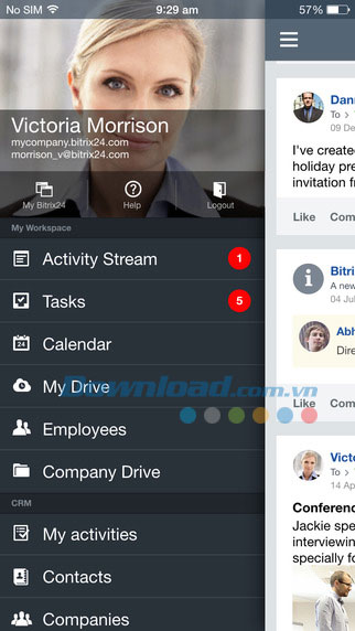 Bitrix24 cho iOS