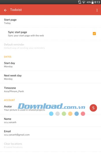 Tạo mới kế hoạch công việc trên Todoist