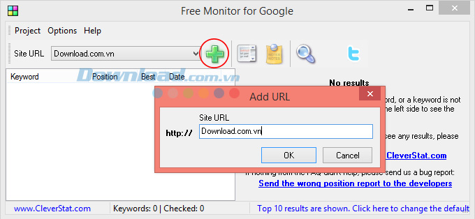 Nhập URL