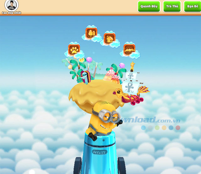 Anh chàng Minion phá hoại đảo của người khác giúp bạn