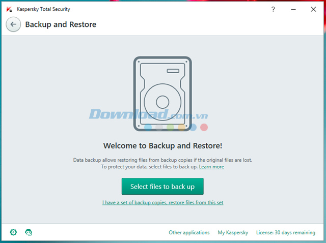 Backup and Restore
