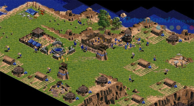 Giao diện chơi game AOE - Age of Empires