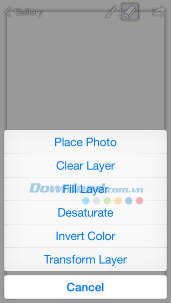 Thiết lập kiểu vẽ tranh