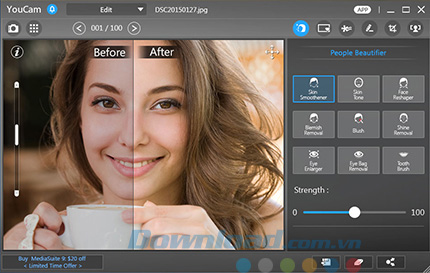 Chỉnh sửa ảnh webcam
