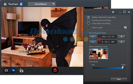 Khả năng giám sát của YouCam