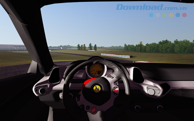 Mô phỏng vô lăng trong Racer