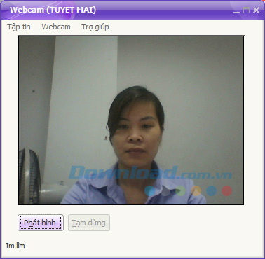 Gửi webcam cho bạn bè