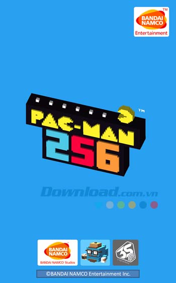 Giao diện khởi động của PAC-MAN 256