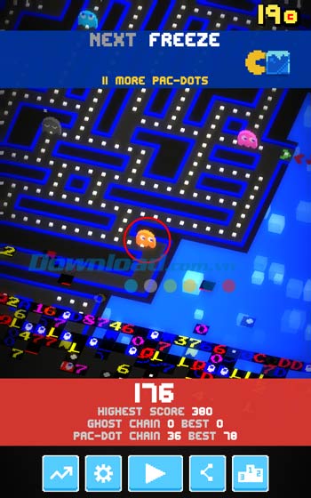 Dũng sĩ Pac-man trong PAC-MAN 256