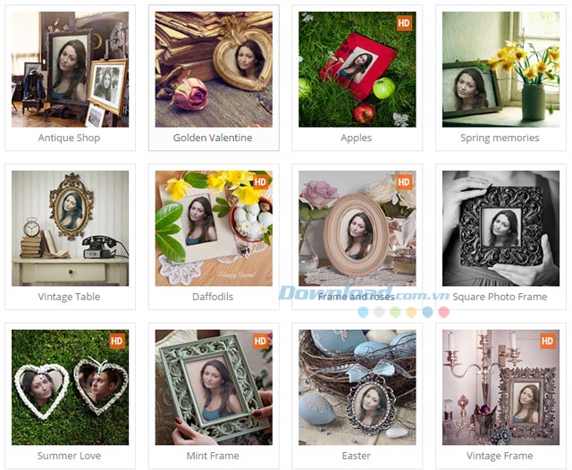 Hiệu ứng khung ảnh Hiệu ứng khung ảnh