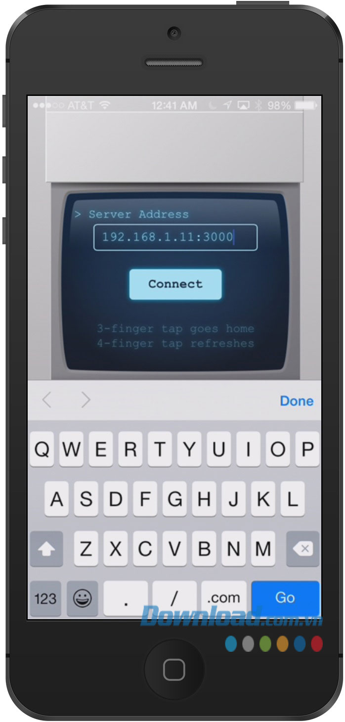 Cài đặt PhoneGap Developer trên điện thoại 