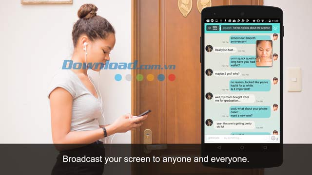 Mirrativ cho phép phát mọi nội dung video ngay trên màn hình