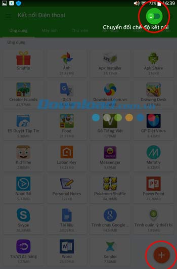 Kich hoạt ứng dụng Xender Kich hoạt ứng dụng Xender