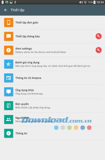 Các thiết lập cơ bản của Ampere