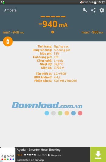 Giao diện ứng dụng Ampere
