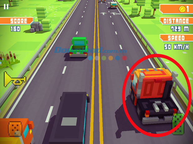 Game đua xe trên xa lộ