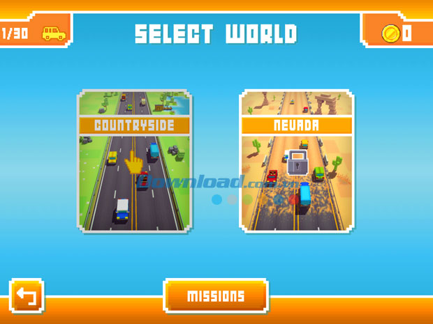 2 môi trường đua xe