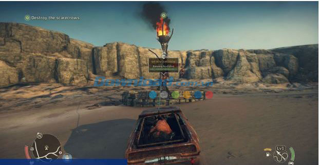 Sử dụng vũ khí Harpoon trong Mad Max