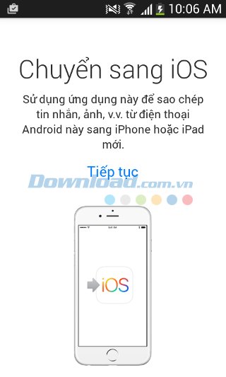 Sao chép dữ liệu vào iPhone