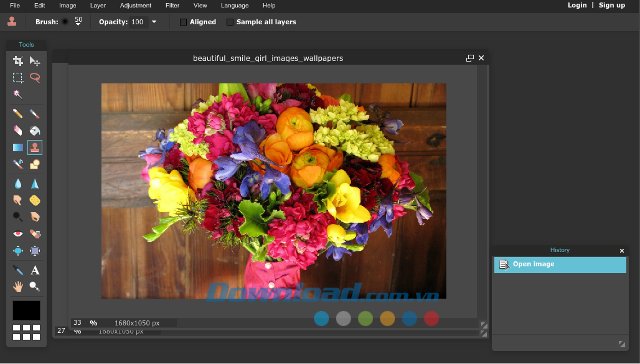 Pixlr Editor - chỉnh sửa ảnh chuyên nghiệp 