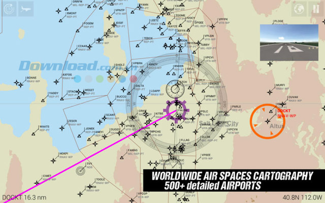 Bản đồ sân bay chi tiết