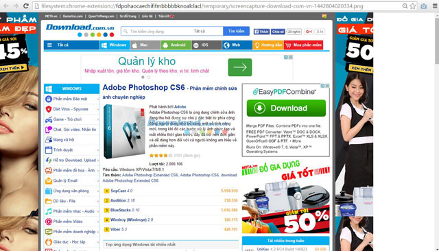 Ảnh kết quả từ Full Page Screen Capture