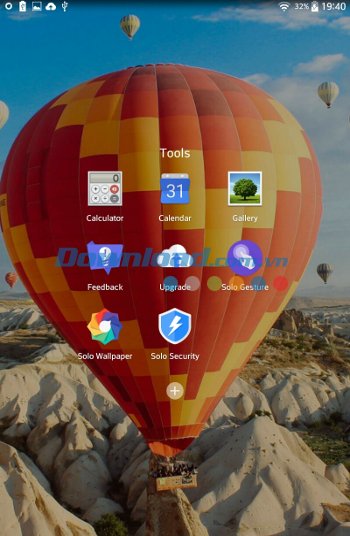 Tùy chọn Tools của Solo Launcher