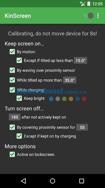 KinScreen đo lường các tiệm cận 