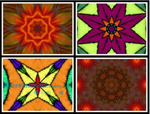 Tạo tấc phẩm bằng Kaleidoscope