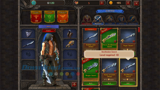 Mua, nâng cấp vũ khí Mua, nâng cấp vũ khí