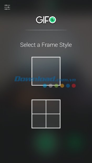 Chọn bố cục ảnh ghép