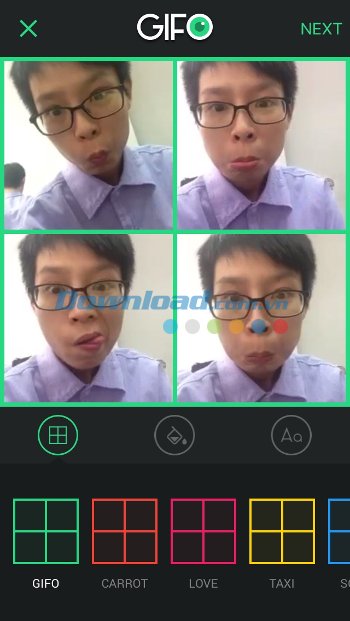 Chọn màu khung ảnh