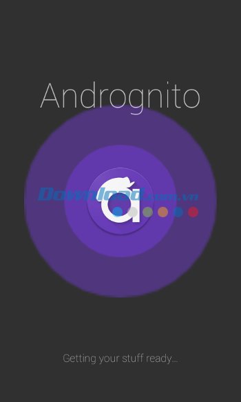 Giao diện khởi động của Andrognito 2