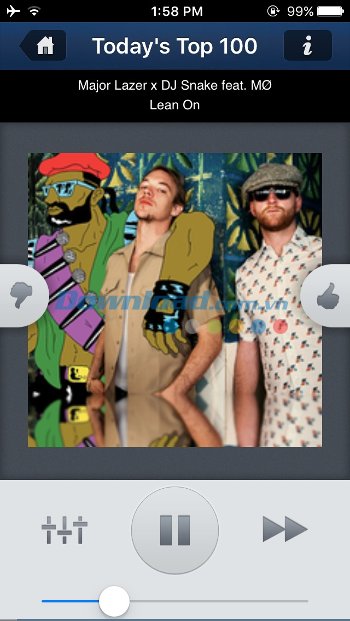 Điều khiển trình phát nhạc Jango Điều khiển trình phát nhạc Jango