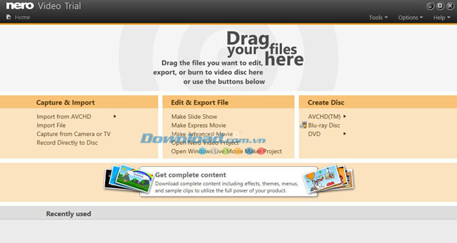 Chọn file tiến hành sao lưu