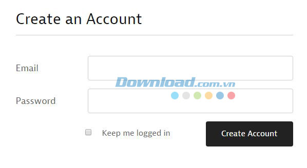 Tạo tài khoản Instapaper