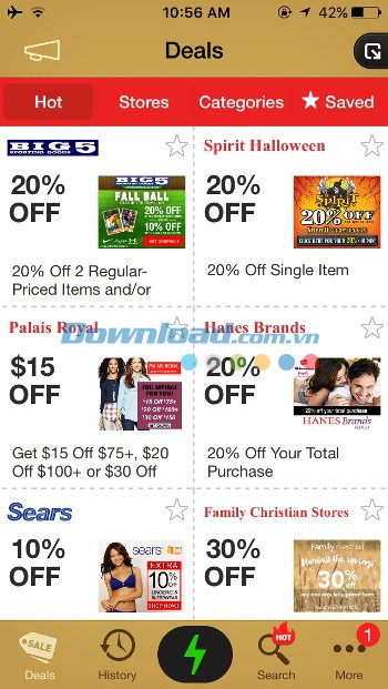 Cập nhật deal mới mỗi ngày