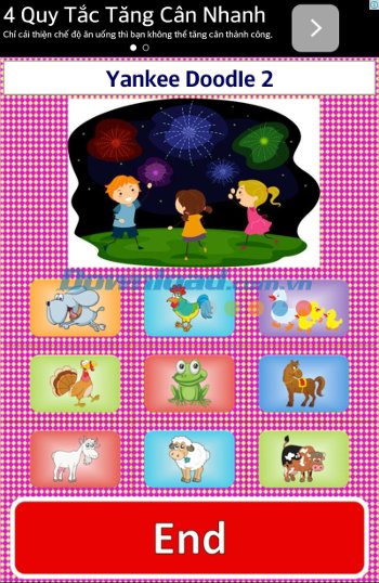 Giao diện phát bài hát trong Baby Phone Games Giao diện phát bài hát trong Baby Phone Games