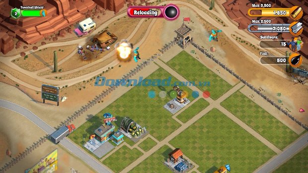 Bảo vệ thị trấn khỏi zombie